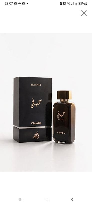 Məhsul: HAYATI by Clavdio – ətir unisex Təsvir: - Qara, parıltılı
