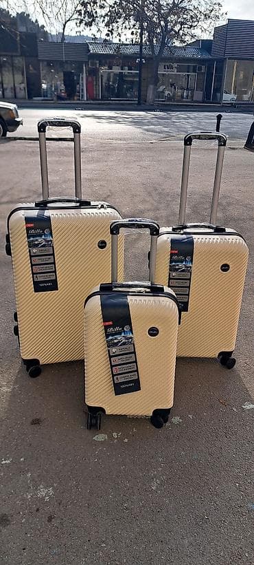 3-lü sərt gövdəli çamadan dəsti – Billa (100% ABS) - Material: 100% — 1