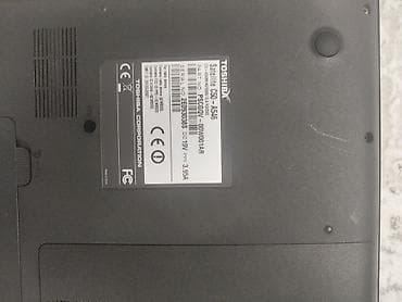 notebook hp: Toshiba Satellite noutbuku - Ekran: 15.6" (parlaq panel), üst hissədə — 6