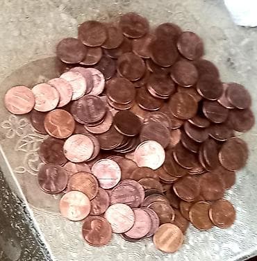 İncəsənət və kolleksiyalar: 150 ədəd ABŞ 1 senti - ABŞ-da, əmək haqqının yüksək olması və kard — 9