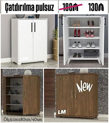 Yeni ayaqqabı dolabı Yeni və sifarişlə💫 Qiymət : 130₼ Ölçü: hün lalafo.az -da Yeni ayaqqabı dolabı Yeni və sifarişlə💫 Qiymət : 130₼ Ölçü: hün