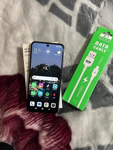 lenkeran telefon satisi: Redmi Note 11, 128 GB, rəng - Qara, Face ID — 1