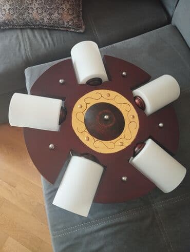 taxta cilciraqlar: Çılçıraq, 5 lampa, Taxta — 2