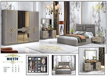 Yataq otağı dəstləri: İkinəfərlik çarpayı, Dolab, Termo, Tumba, Yeni — 1