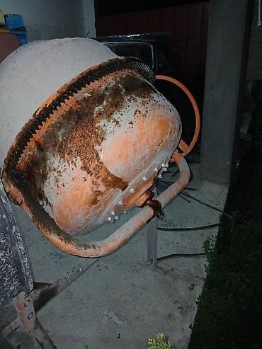 ikinci əl drel: Betonqarışdıran (beton mikseri) - Elektriklə işləyən, baraban tipli — 6