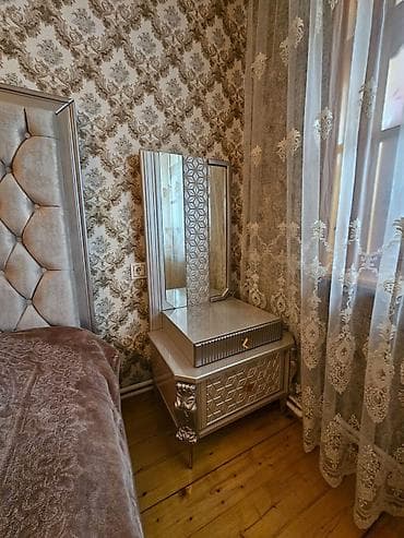 ucuz yataq: Yataq otağı dəsti - Yataq: Yumşaq başlıqla, kapitone dizaynlı — 3