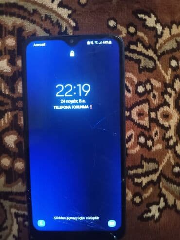 Samsung Galaxy A10s, 32 GB, rəng - Mavi, Düyməli, Barmaq izi, İki sim kartlı