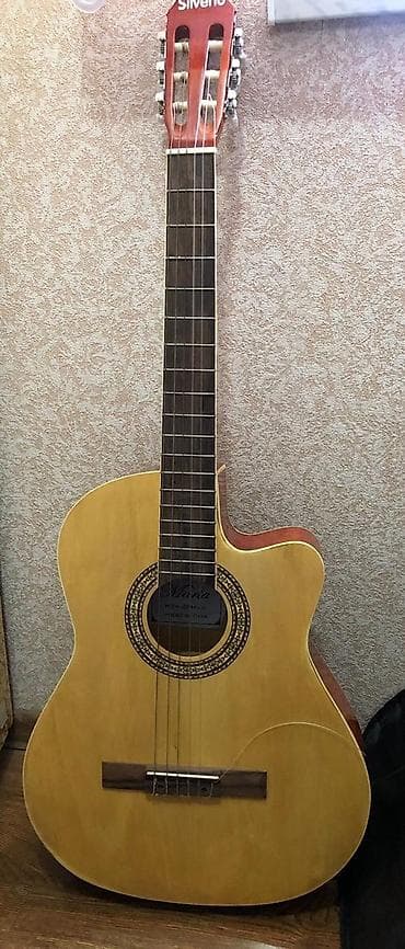 Klassik akustik gitara – Silvero brendi, kəsik korpuslu (cutaway) — 2