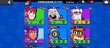 ps icarə: Brawl Stars oyunu üçün oyun hesabı təcili satılır 20000 qızıl varr — 2