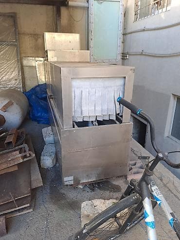 yuyan: Sənaye tipli avtomatik qab‑qacaq yuyan tunel tipli maşın - Material — 2