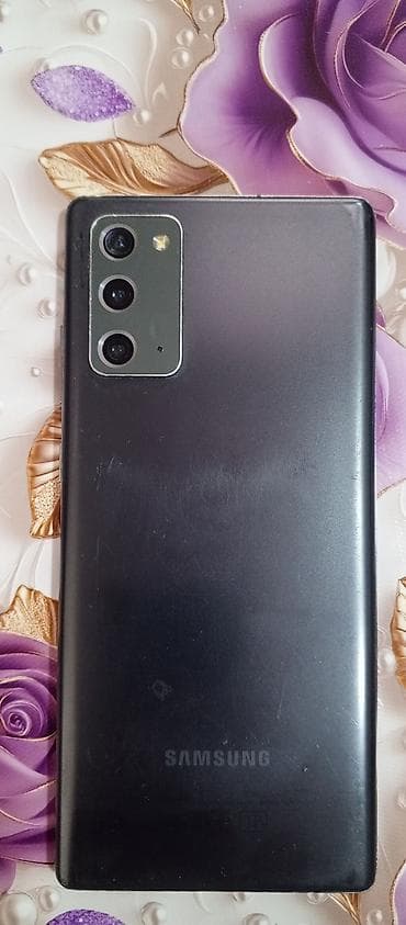 60 fps samsung telefonlar: Samsung Galaxy Note 20, 256 GB, rəng - Qara, Barmaq izi — 2