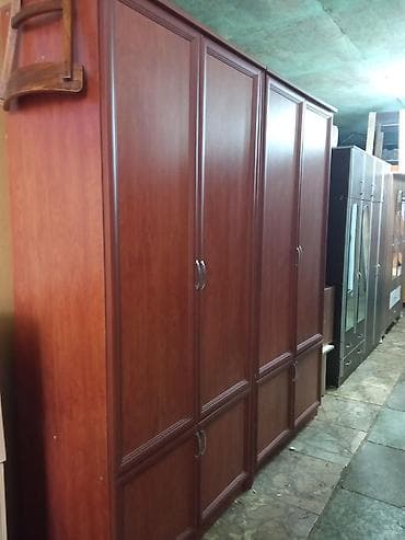 yataq otağı ucun dolaplar: 3 qapılı, Güzgülü, Ağ, Digər material, Açılan, Düz dolab — 5