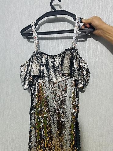 eco silim: Parıltılı payetli ziyafət donu - Model: incə qoşqulu, yüngül qapalı — 7