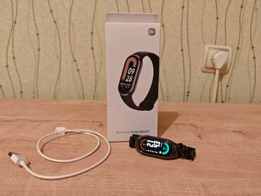 sensorlu: Б/у, Смарт браслеты, Xiaomi, Уведомления, цвет - Серебристый — 2