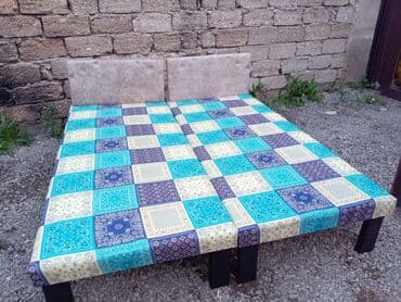 Peçlər və kaminlər: Təzə çarpayılar. 1 nəfərlik çarpayılar 50 manat. 2 nəfərlik taxt 100 — 8