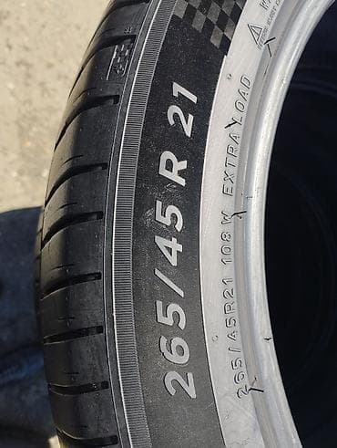teker michelin: İşlənmiş Şin Michelin 265 / 45 / R 21 — 5