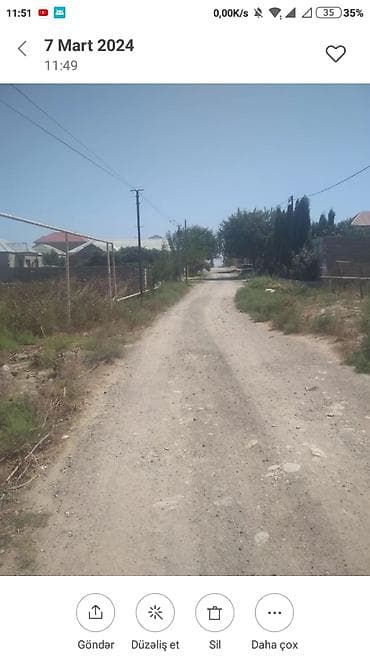 bine torpag: 2500 sot, Tikinti, Mülkiyyətçi, Bələdiyyə — 5