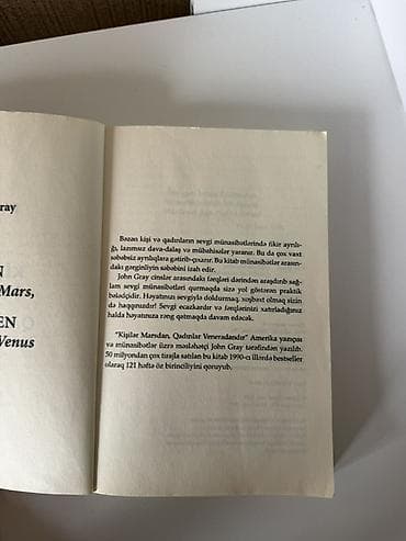 Məhsul: Kitab Başlıq: John Gray – “Kişilər Marsdan, Qadınlar — 3