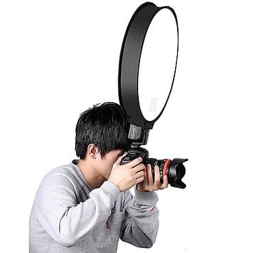 not 10 plus: Kamera üçün portativ flaş Softbox (speedlite üçün) - Universal — 2