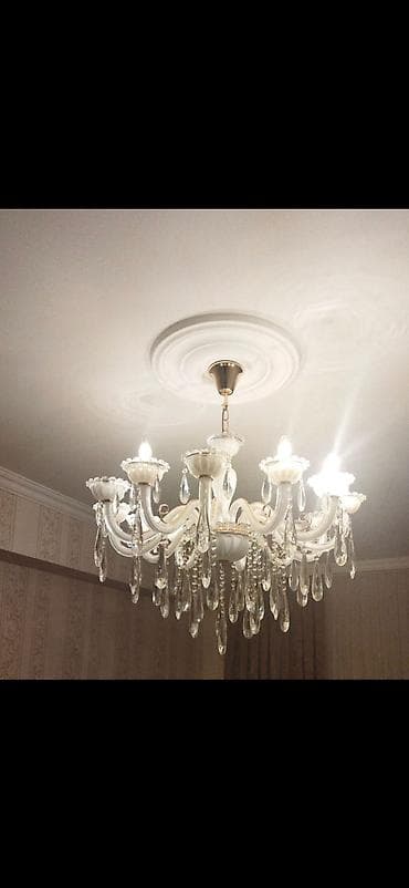 çıraq: Çılçıraq, 8 lampa, Şüşə — 1