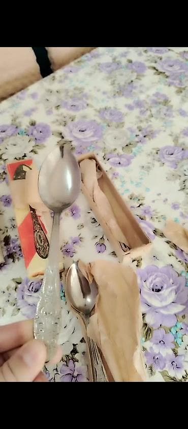 Məhsul: Çay qaşıqları dəsti - Klassik naxışlı metal çay qaşıqları - — 3