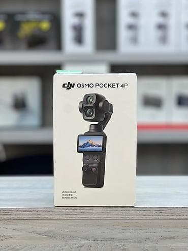DJI Osmo Pocket 4 – Creator/Vlog Combo Kompakt, cib ölçülü