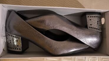 женские золотистые туфли: Туфли, Размер: 39, Новый — 1