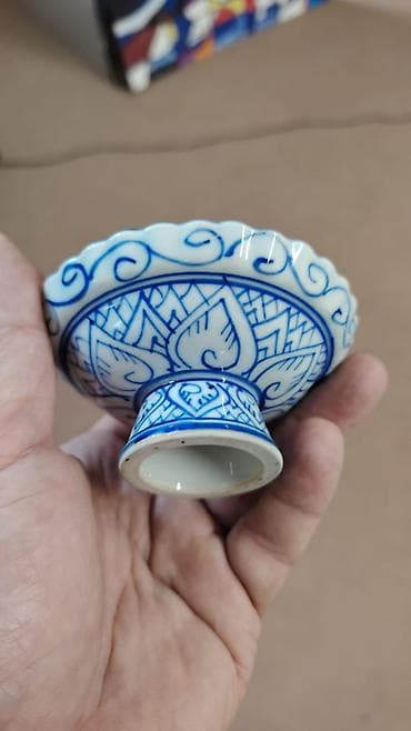 gitara qabi: Фарфоровая пепельница из Европы .20 м — 2