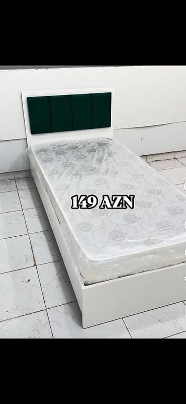 dosek satisi: Tək nəfərlik çarpayı – müxtəlif başlıq dizaynları ilə - Ölçü — 3