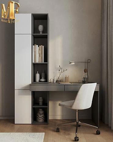 yan masa: İş masası və şkaf kombinasiyası – modul dizayn (Master Furniture) — 3