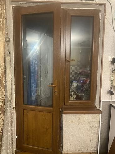 PVC balkon qapısı və yan pəncərə dəsti 2ci əl super vəziyyətdə yeni lalafo.az -da PVC balkon qapısı və yan pəncərə dəsti 2ci əl super vəziyyətdə yeni