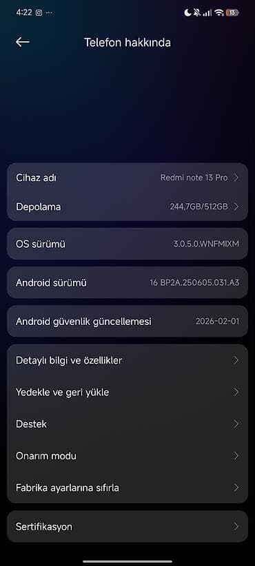 redmi not4: Redmi Note 13 Pro, 512 GB, rəng - Qara — 3