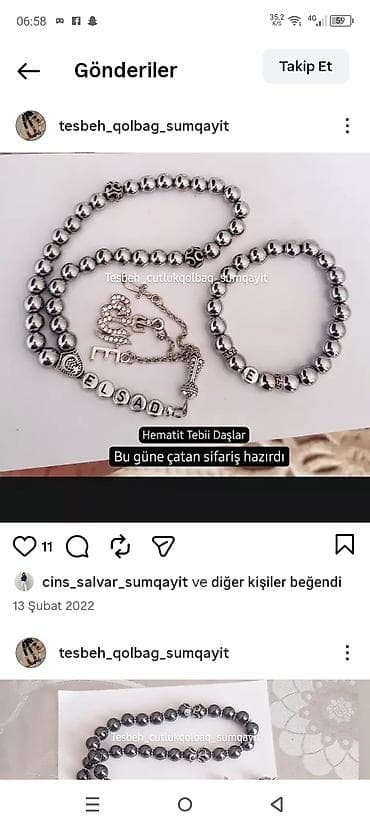 qara yubka: Məhsul: Şəxsi adla yığılan kişi təsbehləri - Qara mat və ya parlaq — 6