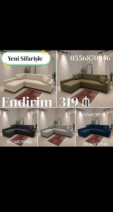 divan koşesi: Künc divan, Yeni, Açılan, Bazalı, Parça, Şəhərdaxili pulsuz çatdırılma — 1