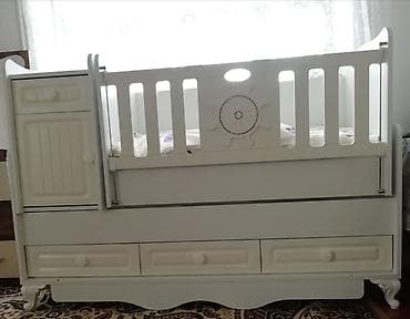 ucuz seyf kassa: Oğlan və qız üçün, Dördbucaq, Beşik, Dəstsiz, Matrassız, Yellənmə mexanizmsiz — 1