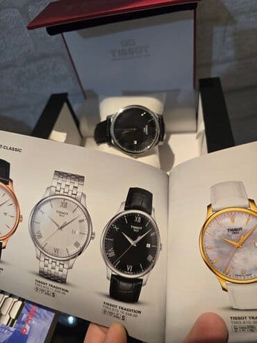 elktron saat: Qol saatı, Tissot, rəng - Qara — 4