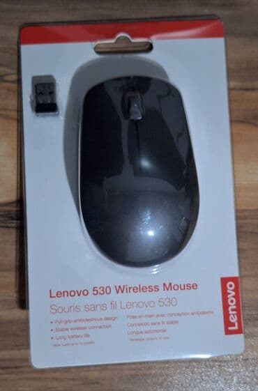 Mauslar: Lenovo 530 simsiz siçan Nano USB güclü 2,4 GHz simsiz əlaqə təmin — 1