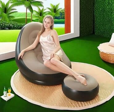 açılıb bağlanan stul: Yeni, Pufik-kreslo, Nabuk, Kredit yoxdur, Ödənişli çatdırılma — 6