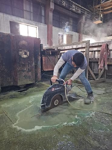 taxta qapi temiri: Beton kəsimi xidməti - Dəqiq və təmiz kəsim: mərtəbə plitələri — 10