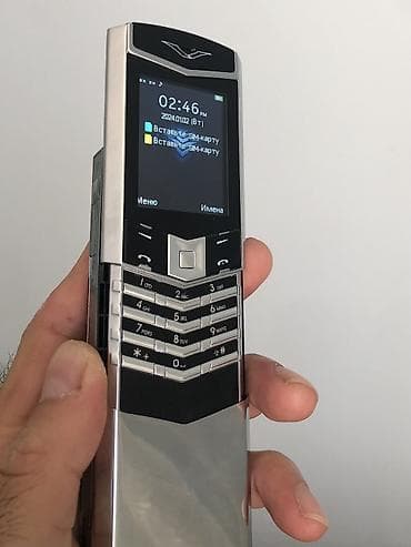 philips xenium x519: Vertu rəng - Qara, Düyməli — 4