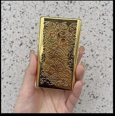 Qızılı rəngli metall siqaret qutusu - Material: parlaq metal (qızılı at lalafo.az Qızılı rəngli metall siqaret qutusu - Material: parlaq metal (qızılı