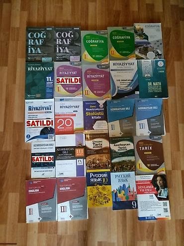İmtahana hazırlaşanlar üçün serfeli qiymetde temiz kitablardı