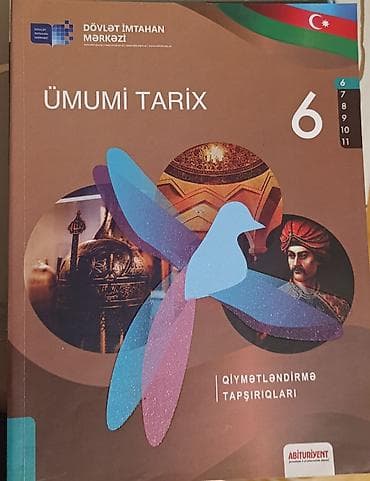 Məhsul: “Ümumi Tarix – Qiymətləndirmə Tapşırıqları” (6-cı sinif) lalafo.az -da Məhsul: “Ümumi Tarix – Qiymətləndirmə Tapşırıqları” (6-cı sinif)