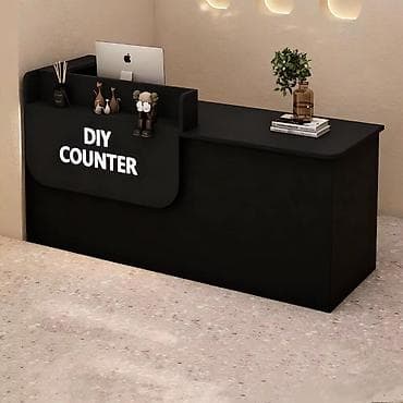 resepşın masası: Qarşılama/Reception masası – “DIY COUNTER” dizaynı - Minimalist — 1