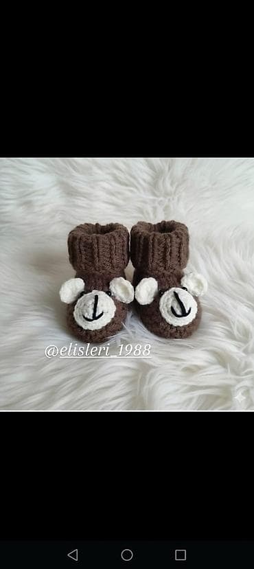 Игрушки: Məhsul: Əl işi uşaq trikotajları - Model 1: Çəhrayı rəngdə qalın — 5