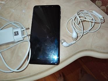 iphone 12 pro kontakt home: Samsung Galaxy A7 2018, 64 GB, rəng - Qara, Barmaq izi — 2