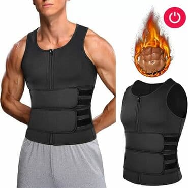 qarin piylerini eritmek üçün idman: Y Bədən şəkilləndirici termal mayka Ölçü: M, L, XL, 2XL, 3XL — 2