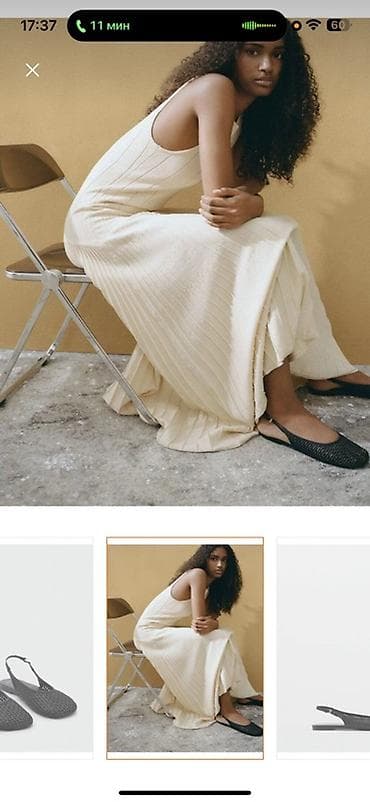 Baletkalar: Baletkalar, Ölçü: 39, rəng - Qara, Yeni — 2