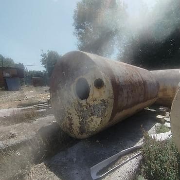 ev bitkisi: Sənaye metal çəni – üfüqi silindrik tip - Material: qalın divarlı — 5