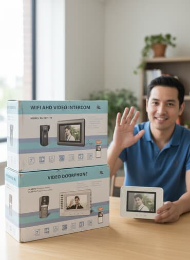RL markalı video domofon dəstləri 1) WiFi AHD Video Intercom – Model